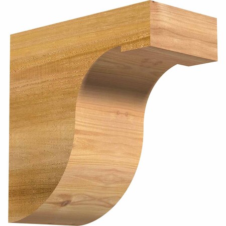 Ekena Millwork Del Monte Rough Sawn Rafter Tail, Western Red Cedar, 6"W x 12"H x 12"L RFT06X12X12DEL00RWR